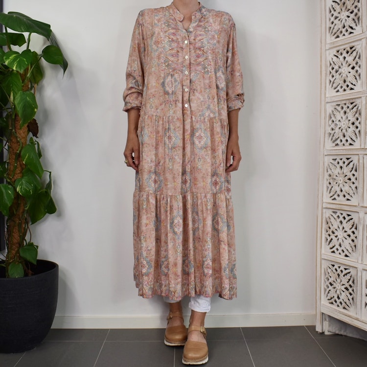 Klänning Mönstrad SOFT PINK