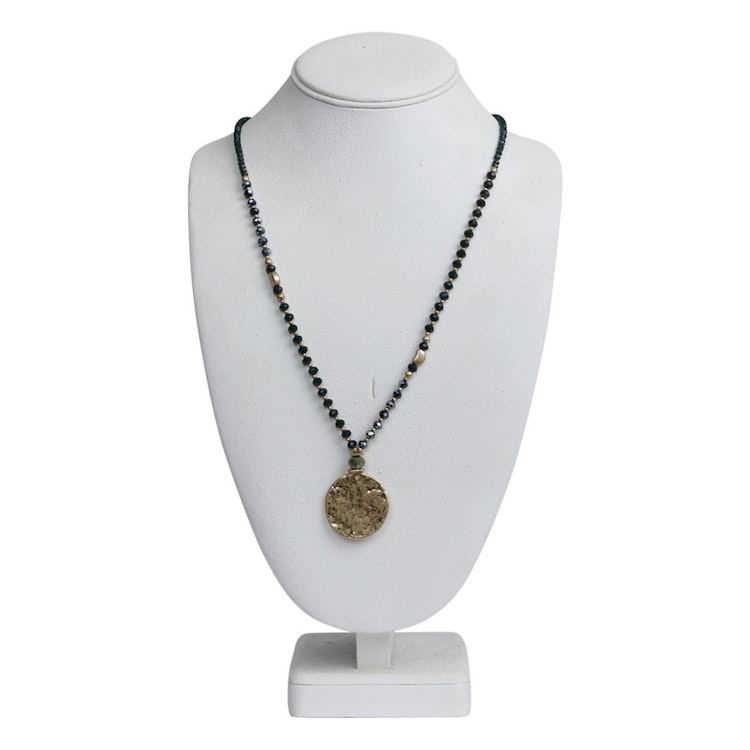 Halsband Mila GRÖN/GULD - The Moshi