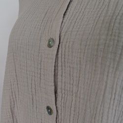 Bomullsskjorta Over Sized BEIGE
