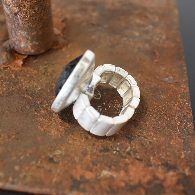 Elastisk ring Carla SILVER - The Moshi