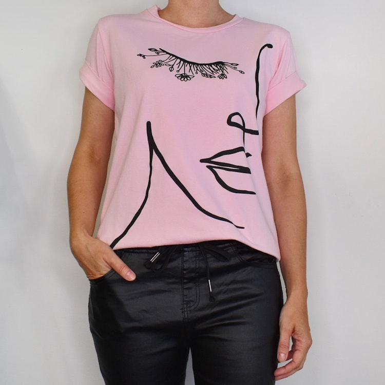 T-shirt Flower Lashes ROSA