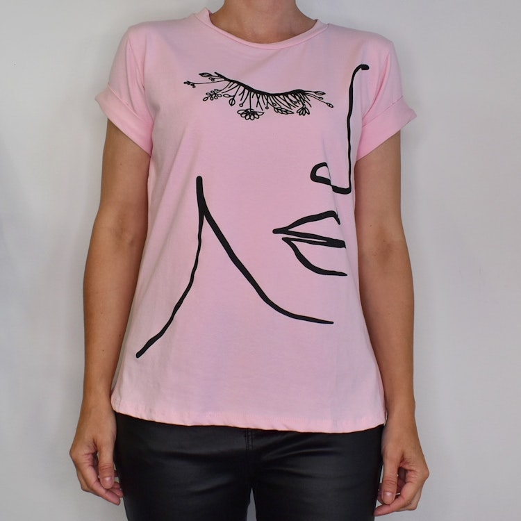 T-shirt Flower Lashes ROSA