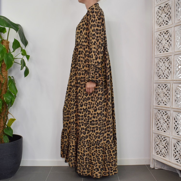 Klänning Leopard MARRON