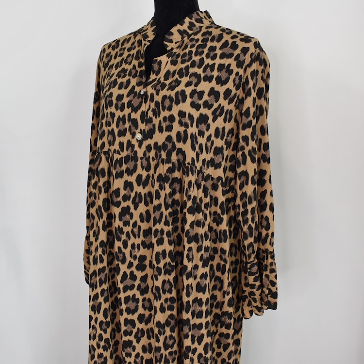 Klänning Leopard MARRON