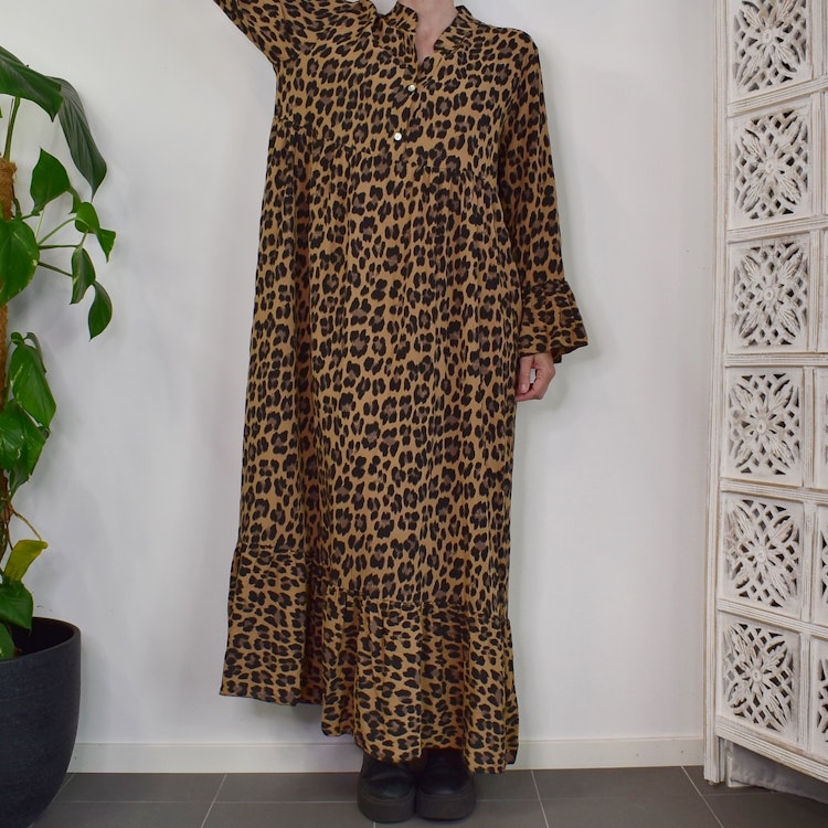 Klänning Leopard MARRON