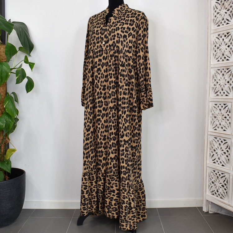 Klänning Leopard MARRON