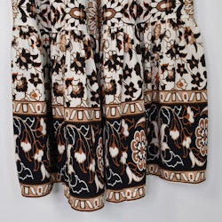 Kjol Boho Flora Blommig OFF WHITE - Stajl Agenturer