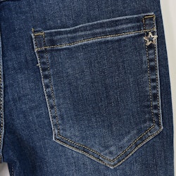 Jeans med knappmix MÖRK BLÅ - Place du Jour