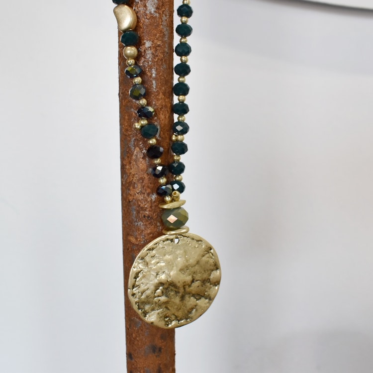 Halsband Mila GRÖN/GULD - The Moshi
