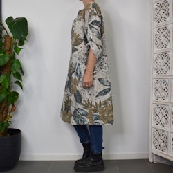 Bomullsklänning Lucy Mönstrad BEIGE - Mix By Heart