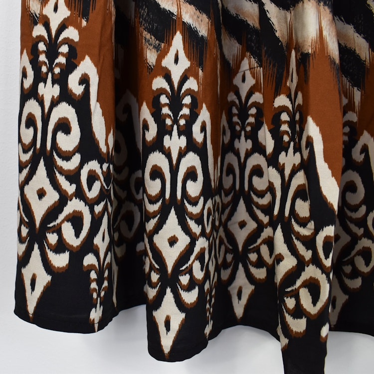 Kjol Boho Flora Zebra SVART - Stajl Agenturer
