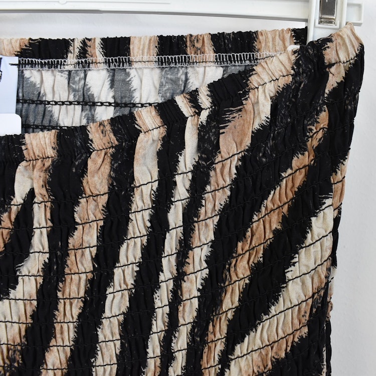 Kjol Boho Flora Zebra SVART - Stajl Agenturer