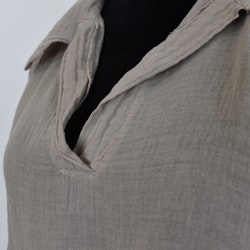 Bomullsblus Heather BEIGE - Stajl Agenturer