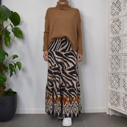 Kjol Boho Flora Zebra SVART - Stajl Agenturer