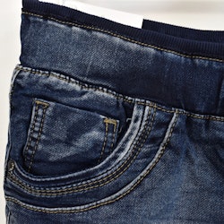 Jeans Jogger med resårmidja MÖRK BLÅ - Newplay