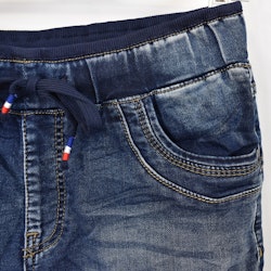 Jeans Jogger med resårmidja MÖRK BLÅ - Newplay