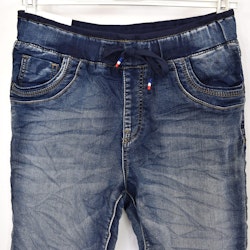 Jeans Jogger med resårmidja MÖRK BLÅ - Newplay
