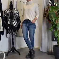 Jeans Jogger med resårmidja MÖRK BLÅ - Newplay