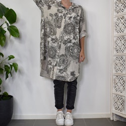 Långskjorta Milou Mandala BEIGE - Mix By Heart