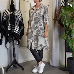 Långskjorta Milou Mandala BEIGE - Mix By Heart