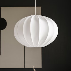 Taklampa Boll 40cm Oval VIT - Watt & Veke