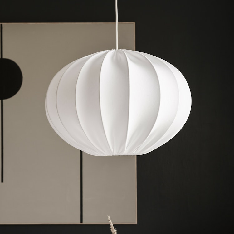 Taklampa Boll 40cm Oval VIT - Watt & Veke