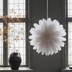 Pappersstjärna Snöblomma 68cm VIT - Watt & Veke