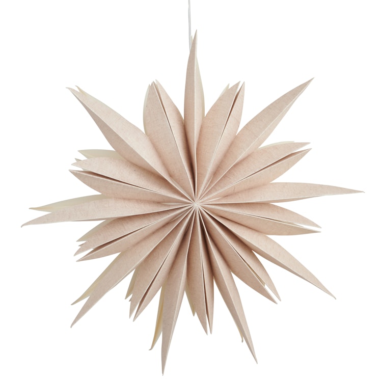 Pappersstjärna Fiona 65cm NATURAL - Watt & Veke