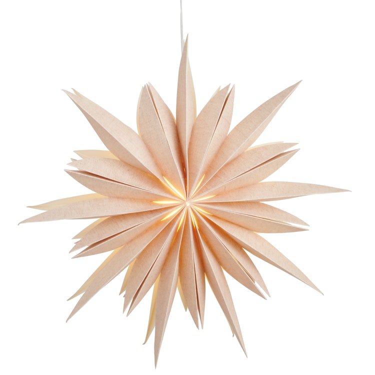 Pappersstjärna Fiona 65cm NATURAL - Watt & Veke