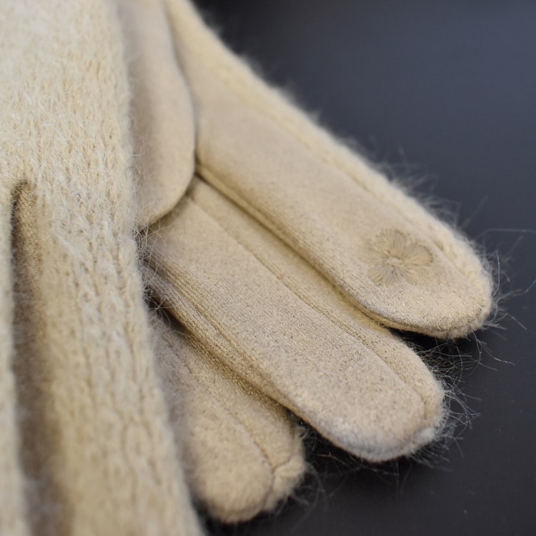 Handske Touch Screen BEIGE