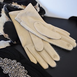 Handske Touch Screen BEIGE