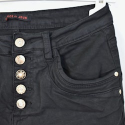 Jeans med knappmix SVART/GULD - Place du Jour