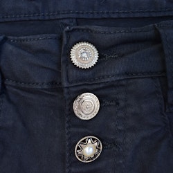 Jeans med knappmix SVART/GULD - Place du Jour