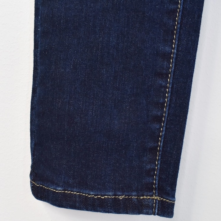 Jeans Slim med gylf MÖRK BLÅ - Place du Jour