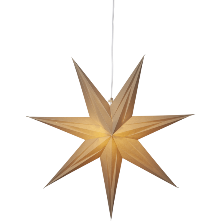 Pappersstjärna Place 60cm BEIGE - Star Trading