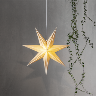 Pappersstjärna Place 60cm BEIGE - Star Trading