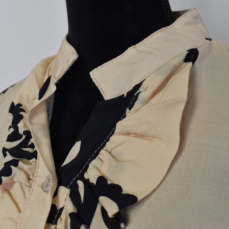 Blus Aya Medaljong BEIGE - Marta du Chateau