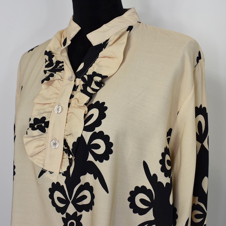 Blus Aya Medaljong BEIGE - Marta du Chateau