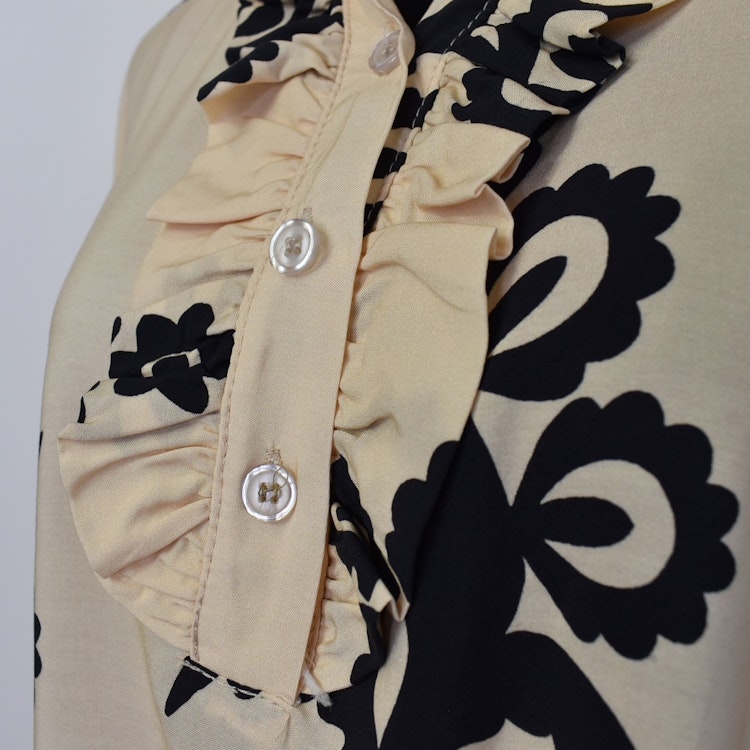 Blus Aya Medaljong BEIGE - Marta du Chateau