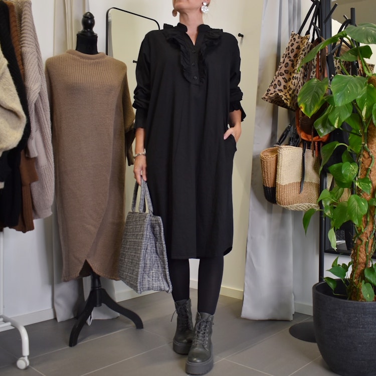 Kort Klänning Luna SVART - Marta du Chateau