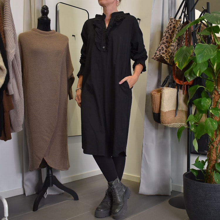 Kort Klänning Luna SVART - Marta du Chateau