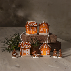 Dekoration Gingerville BRUN - Star Trading