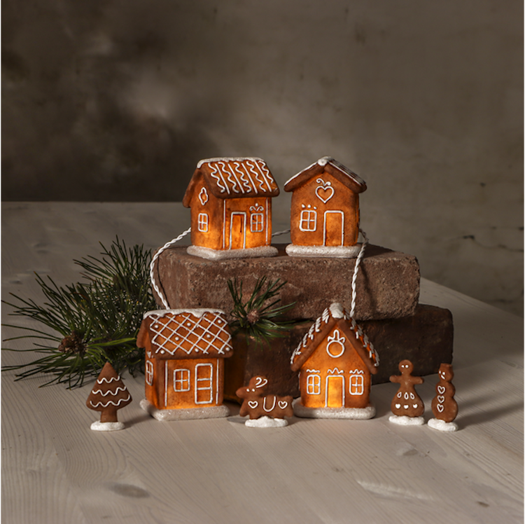 Dekoration Gingerville BRUN - Star Trading