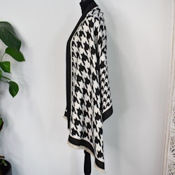 Halsduk Dogtooth SVART/ECRU
