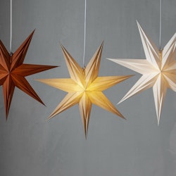 Pappersstjärna Place 60cm BEIGE - Star Trading