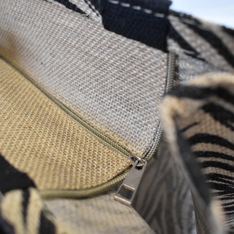 Shopper Stor Zebra TAUPE