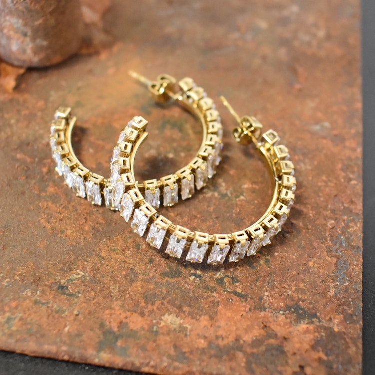 Örhänge Glam Rund GULD