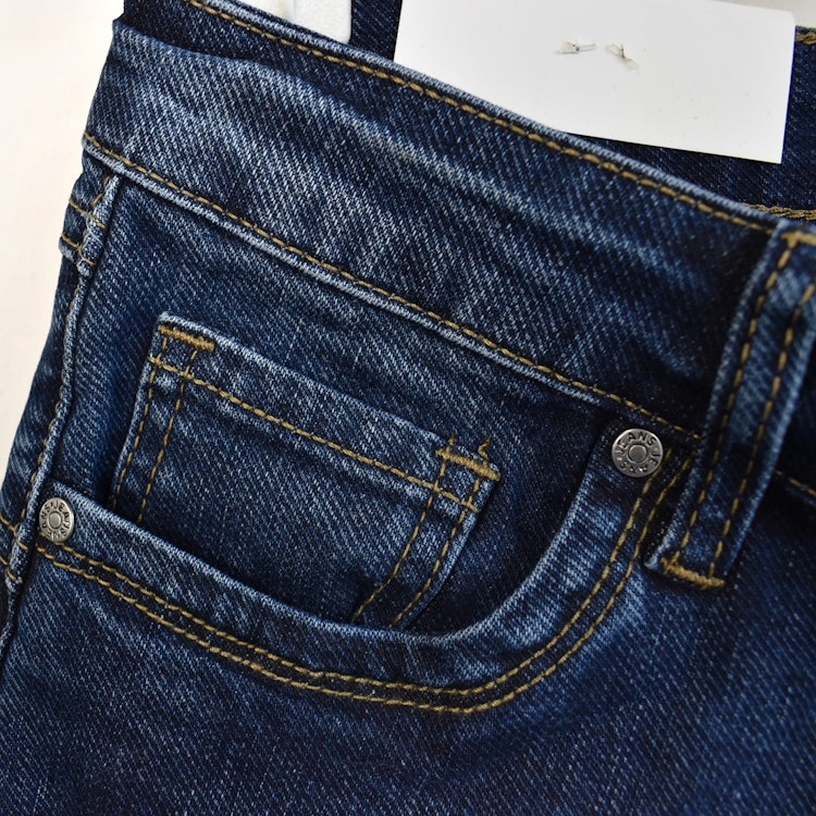 Jeans Jogger med knappar MÖRK BLÅ - Newplay