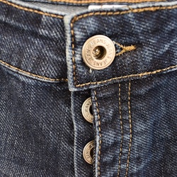 Jeans Jogger med knappar MÖRK BLÅ - Newplay