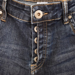 Jeans Jogger med knappar MÖRK BLÅ - Newplay